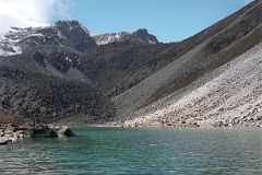 23 Looking Back At The Steep Rocky Descent From The Langma La  To The Small Pond